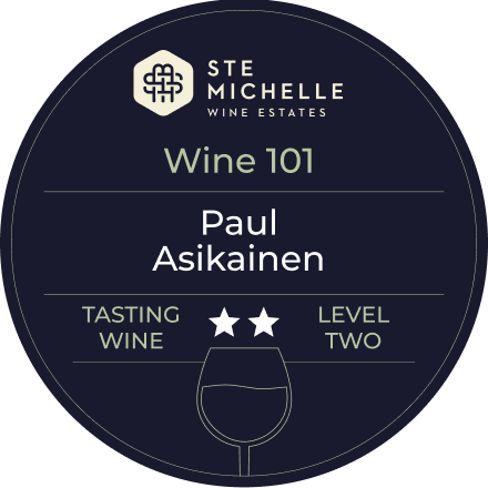 Wine 101 Tasting Wine badge — Chapter 2, Level Two